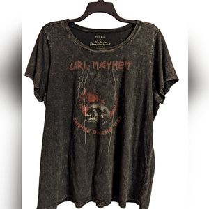 Torrid 3X Retro, Dark Grey  Graphic  t-shirt